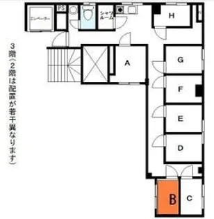 グランツ門前仲町【3階】の間取り