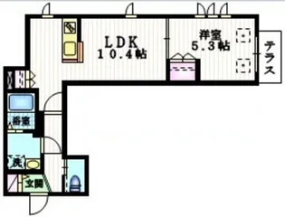 Casa de la Frontera【1階】の間取り