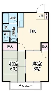メゾン華II【2階】の間取り