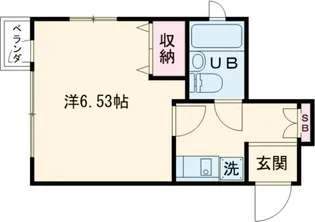 ラフィーネマリ【2階】の間取り
