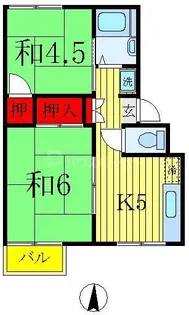 ハイムビッグC【1階】の間取り