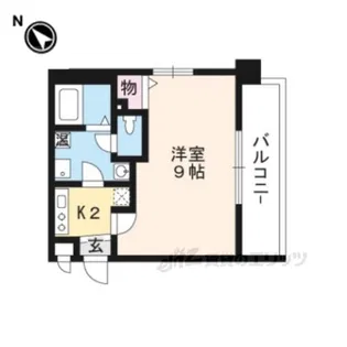 ハウスセゾン京大北【2階】の間取り