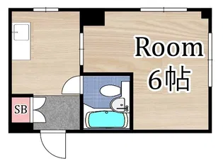 Roca都島【4階】の間取り