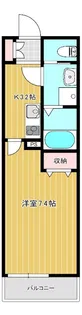 ボヌールテラスC【1階】の間取り
