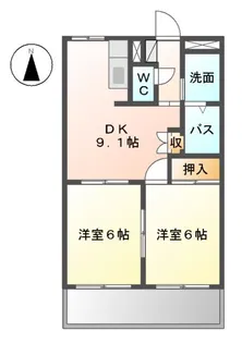 エクセレンス【1階】の間取り