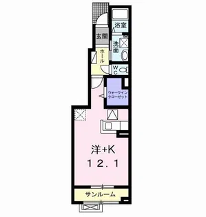 ヴィラ サン ジョヴァンニB【1階】の間取り