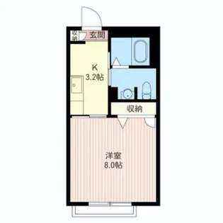 コーポグレイス【1階】の間取り