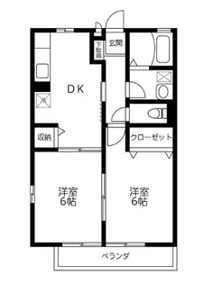 ルーバーアネックス【1階】の間取り