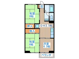 コ-ポセンチュリ-【3階】の間取り