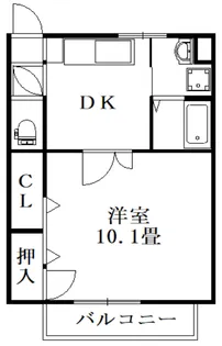 レインボーハウス【1階】の間取り