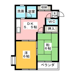 ドミール30【2階】の間取り
