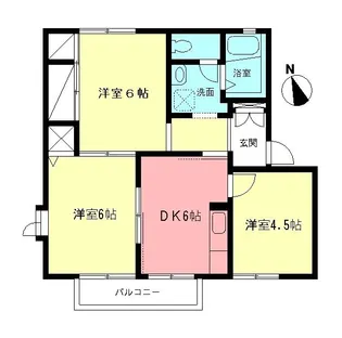 アネックスK【2階】の間取り