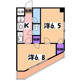 ドミールナカムラ【5階】の間取り