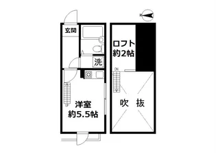 ロータスガーデン大島【3階】の間取り
