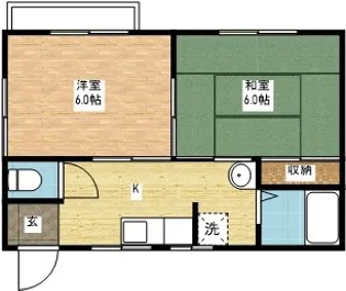 シャルム南山手【2階】の間取り