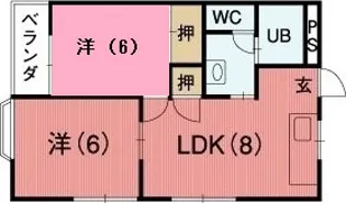 イルミネーションテラス【4階】の間取り