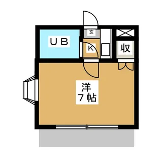 シャトー船橋C棟【1階】の間取り