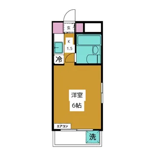 ロータリー祐天寺第2【4階】の間取り