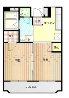 神奈川県藤沢市朝日町【アパート】の間取り