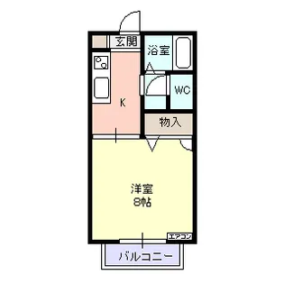 メイプル ヒルズD【1階】の間取り