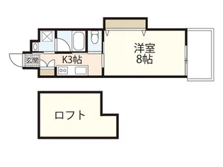L’s東荒神【8階】の間取り