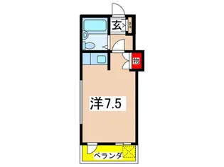 宝塚マナ-ハウス【3階】の間取り