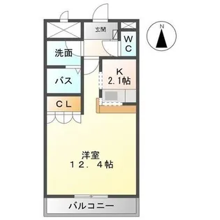 ルーラル2【1階】の間取り