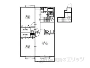 ボナールゲート【2階】の間取り