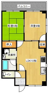 白島ビル2ND【2階】の間取り