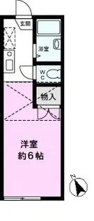 1Rの間取り画像