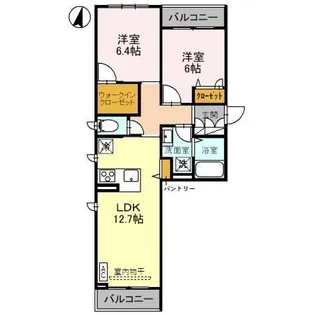 パンボーテ【2階】の間取り