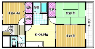 リメインズMハイツ【2階】の間取り