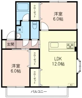 ラフィーネTAKAHASHI【1階】の間取り
