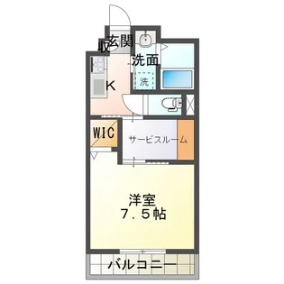 ロイヤルグランコート津【1階】の間取り