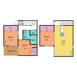 愛知県岡崎市鴨田町字郷前【一戸建】の間取り