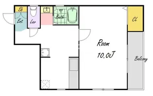 大阪府大阪市阿倍野区阪南町5【マンション】の間取り