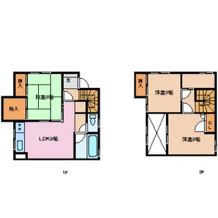 ローズガーデン【2階】の間取り