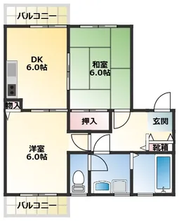 ベラカーサ白糸台【1階】の間取り