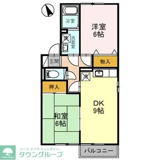 アットイーズ I【2階】の間取り