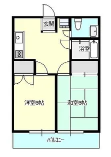 サンビレッジ【2階】の間取り