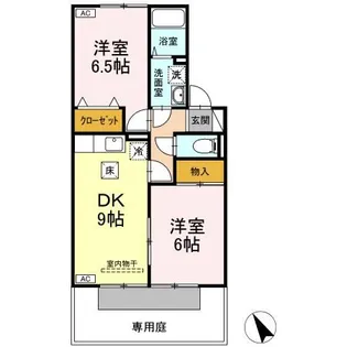 シャンツェ B棟【1階】の間取り