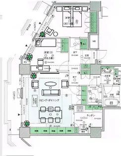 ローレルコート新宿タワー【27階】の間取り