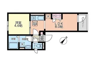 東京都文京区千石4【アパート】の間取り