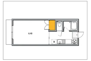 コーポパロス【2階】の間取り