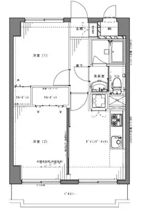 デイム橋本【9階】の間取り