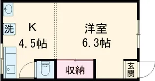 安藤荘【1階】の間取り