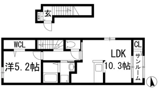ルミエール【2階】の間取り