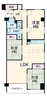 山手パークハイツ【7階】の間取り