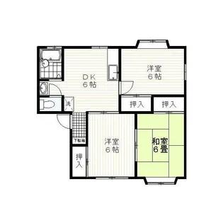 アネックス恵A【2階】の間取り