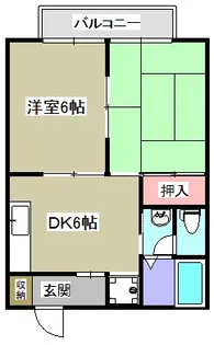 ハイツセリジェ【2階】の間取り